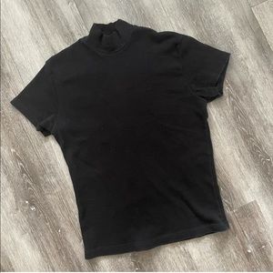 Brandy Melville Mock Neck Tee